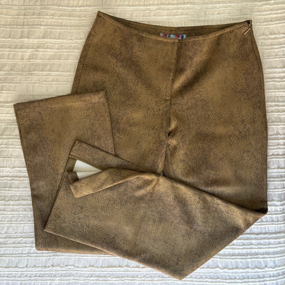 Urban Outffiters Renewal Animal Snake Print Flare Pant